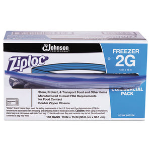 ESSJN682254 - Commercial Resealable Freezer Bag, Zipper, 2gal, 13 X 15 1-2, Clear, 100-carton