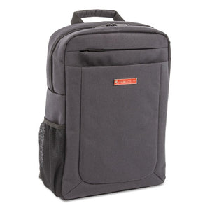 ESSWZBKP1011SMCH - CADENCE SLIM BUSINESS BACKPACK, HOLDS LAPTOPS 15.6", 4.5" X 4.5" X 17", CHARCOAL