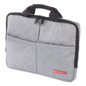 ESSWZEXB1071SMGRY - STERLING SLIM BRIEFCASE, HOLDS LAPTOPS 14.1", 1.75" X 1.75" X 10.25", GRAY