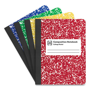 Composition Notebook, Medium-college Rule, Assorted Color Covers, 9.75 X 7.5, 100 Sheets, 4-pack