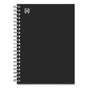 Premium One-subject Notebook, Medium-college Rule, Black Cover, 7 X 4.38, 80 Sheets