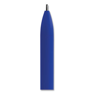 Ballpoint Retractable Pen, Medium Point, 1 Mm, Blue Ink, Blue Barrel, Dozen