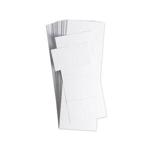 Data Card Replacement, 3 X 1.75, White, 500-pack