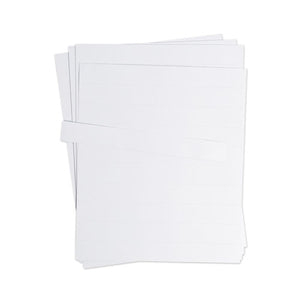Data Card Replacement Sheet, 8.5 X 11 Sheets, White, 10-pack