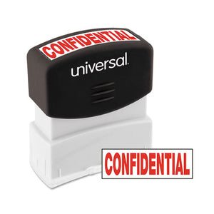 ESUNV10046 - Message Stamp, Confidential, Pre-Inked One-Color, Red
