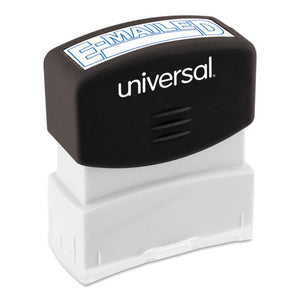 ESUNV10058 - Message Stamp, E-Mailed, Pre-Inked One-Color, Blue