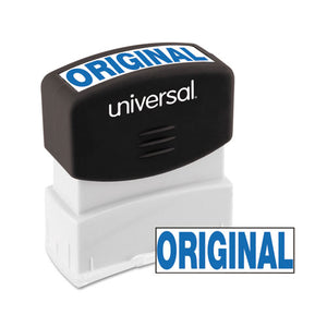 ESUNV10060 - Message Stamp, Original, Pre-Inked One-Color, Blue