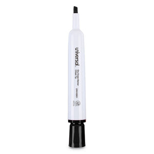 ESUNV43651 - Dry Erase Marker, Chisel Tip, Black, Dozen