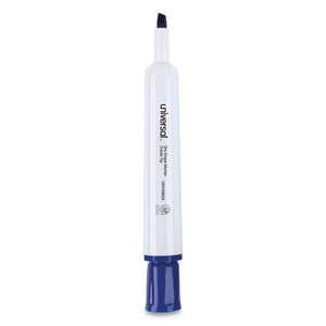 ESUNV43653 - Dry Erase Marker, Chisel Tip, Blue, Dozen