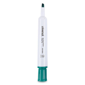 ESUNV43654 - Dry Erase Marker, Chisel Tip, Green, Dozen