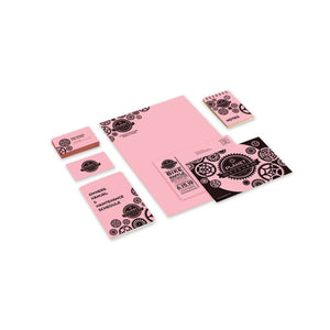 Color Cardstock, 65 Lb, 8.5 X 11, Bubble Gum, 250-pack