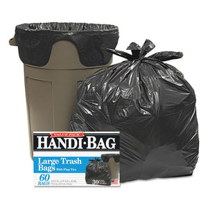 ESWBIHAB6FT60 - Super Value Pack Trash Bags, 30gal, .65mil, 30 X 33, Black, 60-box