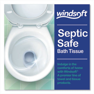 Premium Bath Tissue, Septic Safe, 2-ply, White, 4 X 3.9, 284 Sheets-roll, 24 Rolls-carton