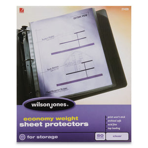 ESWLJ21420 - Economy Weight Top-Loading Sheet Protectors, Letter, 50-box