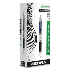 ESZEB25520 - Z-Grip Plus Retractable Ballpoint Pen, Blue Ink, Medium, Dozen