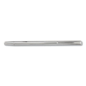 ESAPO18001 - Slimline Pen-Size Pocket Pointer W/clip, Extends To 24-1/2", Silver