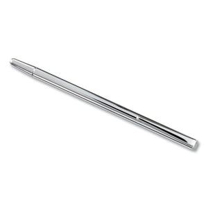 ESAPO18001 - Slimline Pen-Size Pocket Pointer W/clip, Extends To 24-1/2", Silver