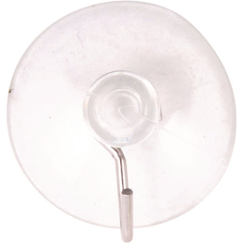 Suction Cup With Hook, Metal Silver Hook, 50-box