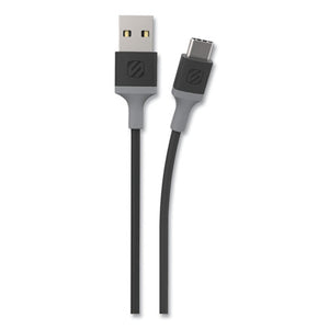 Strikeline Braided Cable For Usb-c Devices, 4 Ft, Black-gray