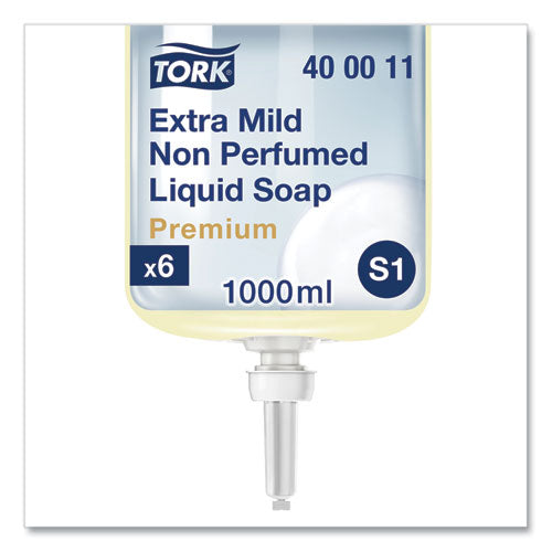 Premium Extra Mild Liquid Soap, Unscented, 1 L, 6/carton