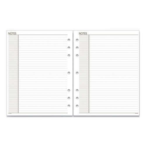 Lined Notes Pages, 11 X 8.5, White, 30-pack