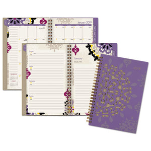 ESAAG122200 - VIENNA WEEKLY-MONTHLY APPOINTMENT BOOK, 4 7-8 X 8, PURPLE, 2019