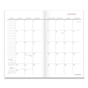 Badge Floral Monthly Planner, 6 X 3.5, 2022-2023