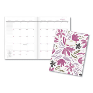 Badge Floral Monthly Planner, 11 X 8.5, 2022