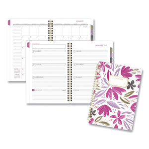Badge Floral Weekly-monthly Planner, 8.5 X 5.5, 2022