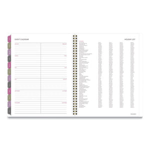 Badge Floral Weekly-monthly Planner, 11 X 8.5, 2022