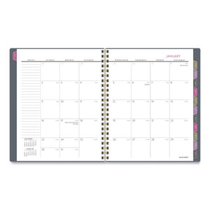 Badge Medallion Weekly-monthly Planner, 8.5 X 5.5, Gray, 2022