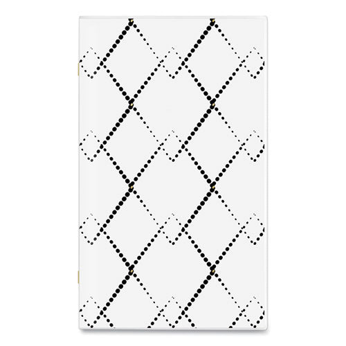 Mackenzie 2-year Monthly Planner, 6 X 3.5, Black-white Geo, 2022-2023