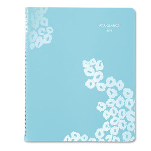 ESAAG523905 - WILD WASHES WEEKLY-MONTHLY PLANNER, 8 1-2 X 11, FLORAL, ANIMAL, 2019