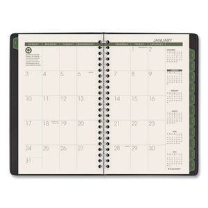 ESAAG70100G05 - RECYCLED WEEKLY-MONTHLY APPOINTMENT BOOK, 4 7-8 X 8, BLACK, 2019