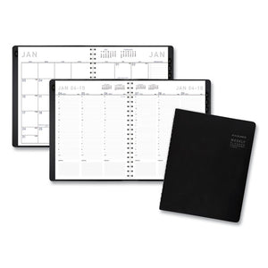 ESAAG70100X05 - CONTEMPORARY WEEKLY-MONTHLY PLANNER, BLOCK, 4 7-8 X 8, BLACK COVER, 2019