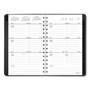 ESAAG70100X05 - CONTEMPORARY WEEKLY-MONTHLY PLANNER, BLOCK, 4 7-8 X 8, BLACK COVER, 2019