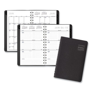 ESAAG70100X45 - CONTEMPORARY WEEKLY-MONTHLY PLANNER, BLOCK, 4 7-8 X 8, GRAPHITE COVER, 2019