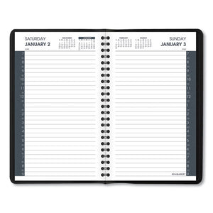 ESAAG7020705 - DAILY APPOINTMENT BOOK WITH 30-MINUTE APPOINTMENTS, 8 X 4 7-8, WHITE, 2019
