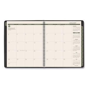 ESAAG70260G05 - RECYCLED MONTHLY PLANNER, 9 X 11, BLACK, 2019