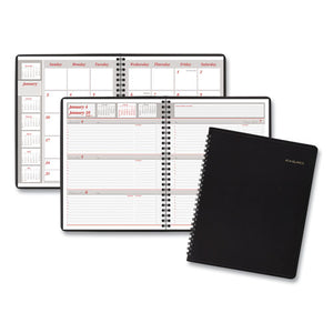 ESAAG7065005 - WEEKLY-MONTHLY APPOINTMENT BOOK, 6 7-8 X 8 3-4, BLACK, 2019