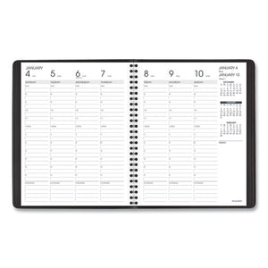 ESAAG7086505 - WEEKLY APPOINTMENT BOOK RULED, HOURLY APPTS, 6 7-8 X 8 3-4, BLACK, 2019