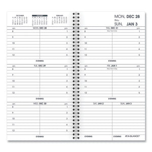 ESAAG7090410 - WEEKLY APPOINTMENT BOOK REFILL HOURLY RULED, 3 1-4 X 6 1-4, 2019