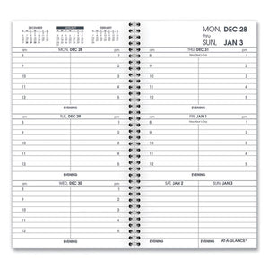 ESAAG7090410 - WEEKLY APPOINTMENT BOOK REFILL HOURLY RULED, 3 1-4 X 6 1-4, 2019