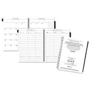 ESAAG7091110 - EXECUTIVE WEEKLY-MONTHLY PLANNER REFILL, 15-MINUTE, 8 1-4 X 10 7-8, 2019