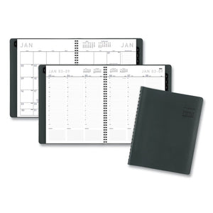 Contemporary Weekly-monthly Planner, 11 X 8.25, Forest Green, 2022