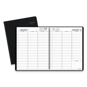ESAAG7095005 - WEEKLY APPOINTMENT BOOK, 8 1-4 X 10 7-8, BLACK, 2019