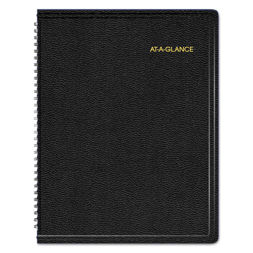 ESAAG70950V05 - TRIPLE VIEW WEEKLY-MONTHLY APPOINTMENT BOOK, 8 1-4 X 10 7-8, BLACK, 2019
