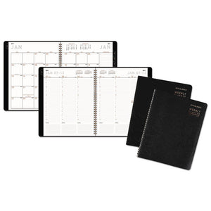 ESAAG70950X05 - CONTEMPORARY WEEKLY-MONTHLY PLANNER, COLUMN, 8 1-4 X 10 7-8, BLACK COVER, 2019