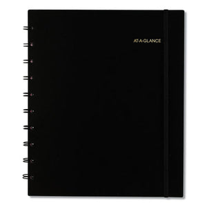 Move-a-page Academic Weekly-monthly Planners, 11 X 9, Black Cover, 12-month (july To June): 2021 To 2022