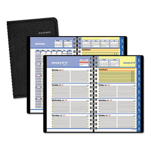 ESAAG760205 - QUICKNOTES WEEKLY-MONTHLY APPOINTMENT BOOK, 4 7-8 X 8, BLACK, 2019